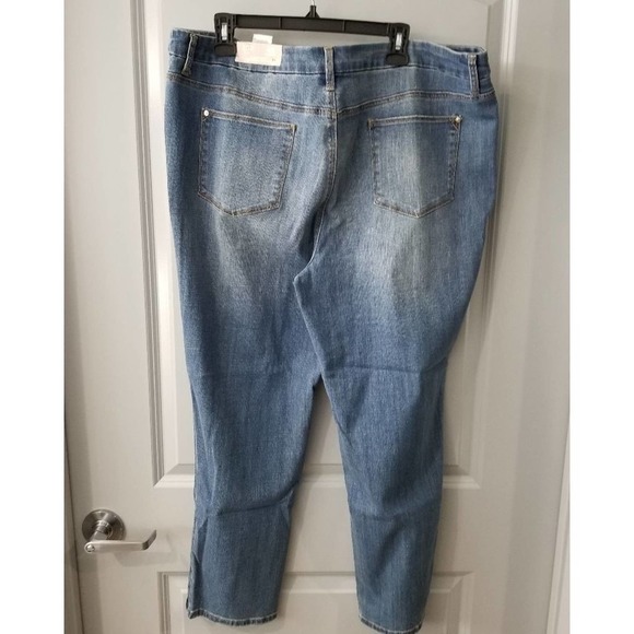 CHICO'S SLIMMING VELVET GIRLFRIEND jeans plus size 20 new - Picture 7 of 7